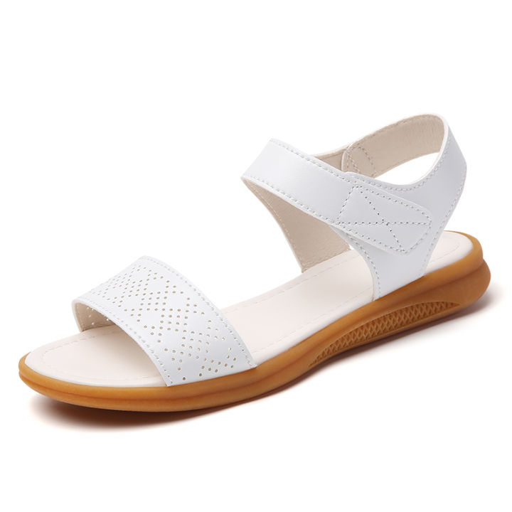 New%20summer%20casual%20and%20fashionable%20women's%20sandals,%20100%25%20genuine%20leather%20outdoor%20flat%20sandals,%20lightweight%20women's%20shoes%20-%20Image%203