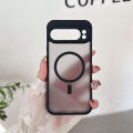 Translucent for Magsafe Magnetic Phone Case for Google Pixel 10 9 Pro XL 8 7 6 Pro 9A 8A 7A 6A Wireless Charge Shockproof Cover.