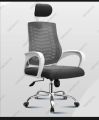 (FP-M-27-)Executive Office Chair White Body  [V-MESH] with Headrest good quality. 