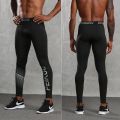 Basketball sports tight pants, men's running training high-elastic breathable quick-drying compressed tight leggings. 