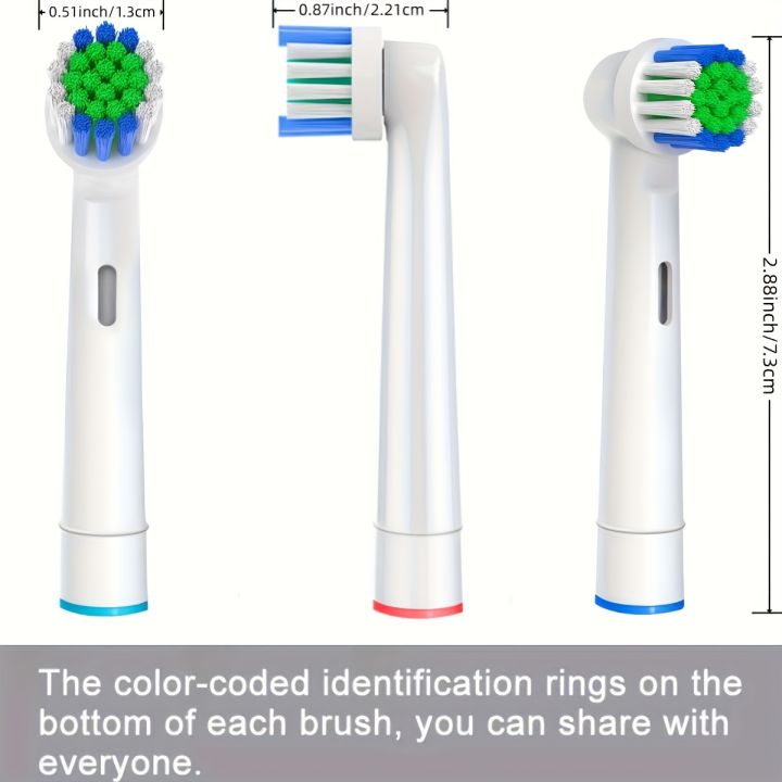 4/12/16%20Pcs%20Replacement%20Toothbrush%20Heads%20Compatible%20with%20Oral-B%20Braun%20Professional%20Electric%20Toothbrush%20Heads%20Brush%20Heads%20-%20Image%204