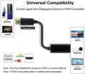 DISPLAY PORT TO HDMI / DP TO HDMI CONVERTER - Black. 
