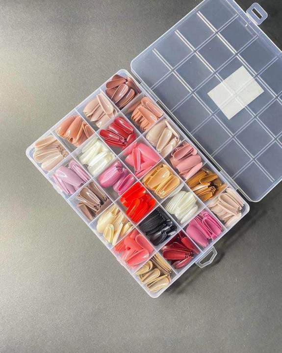 576%20pcs%20nails%20with%20box%20,reusable%20nails,24%20different%20colours,beautiful%20fake%20nails%20-%20Image%203