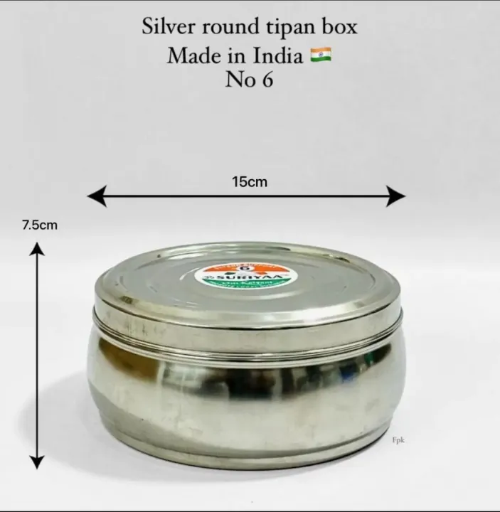 Stainless%20Steel%20Lunch%20Box%20/%20Tiffin%20Box%203%20Pcs%20Combo%20Set%20Good%20Quality%20Food%20Storage%20Basket%20-%20Image%205