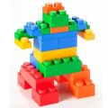Building Blocks 54 - 95 Pieces large Big jumbo Mega Bricks construction educational Multi color block brick Assemble BPA Free toy set bag safe for kids . 