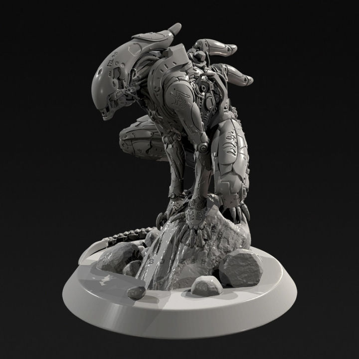 55mm%2075mm%2090mm%20Alien%20Mechanical%20Alien%20Resin%20Model%20Figure%20Gk%20Micro%20Miniature%203d%20Printed%20White%20Model%20Toy%20Unassembled%20Unpainted%20Kit%20-%20Image%205