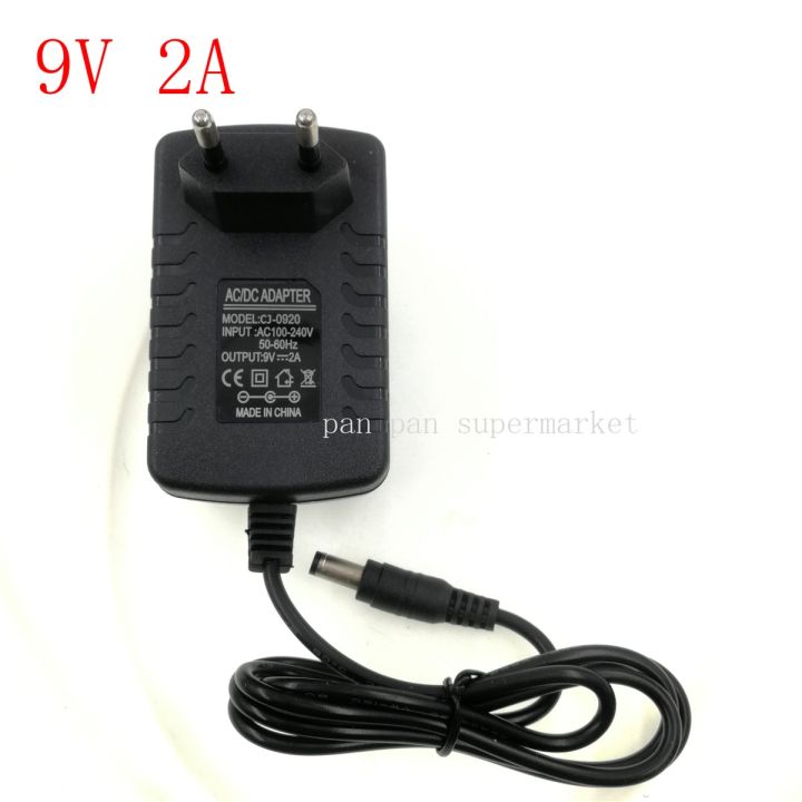 DC%209V%201A%20AC%20Adapter%20Charger%20Power%20Supply%20-%20Black%20uk%20Plug%20-%20Image%202