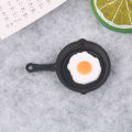 1:12 Dollhouse Miniature Frying Egg Pans for Dolls House Cooking Ware Play Kitchen Toy Accessories.