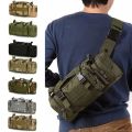 Waist Fanny Pack for Men Waterproof Cross-body Shoulder Sling Bag for Hiking Outdoor Climbing Fishing Camping. 