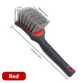 SEAMETAL Rubber Handle Car Wheels Brushes Medium Stiff Synthetic Bristles Tire Scrub Cleaner Never Scratch Wheel Tire Clean Tool.