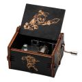 The Godfather Music Box Hand Crank Musical Box Carved Wooden Play The Theme Song of The Godfather Home Decor Christmas Gifts. 