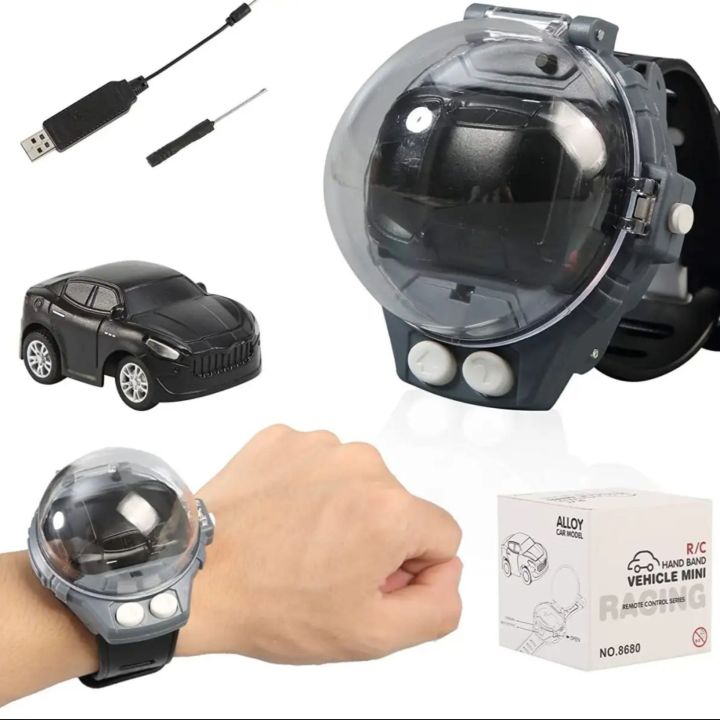 Mini Remote  Control Watch Car Toy Rc Car USB Rechargeable Toy Car For kid
