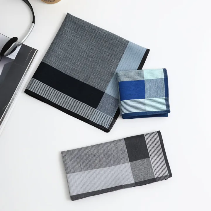 3%20Packs%20of%20Men's%20Handkerchiefs,%20Cotton%20Yarn-Dyed%20Plaid%20Handkerchiefs,%20Soft%20and%20Comfortable%20Sweat-Wiping%20Handkerchiefs,%20Gentleman%20Flap%20Pocket%20Pants%20Squares,%20Groom's%20Gifts,%20Great%20Gifts,%20Wedding%20Supplies%20-%20Image%203