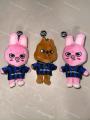 【New release】 SKZOO plush keychain Stray Kids KARMA plush doll SKZ stuffed animal children's , Bangchan, Felix, Hyun Jin fan gift.