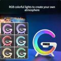 G Shape 5 In 1 Smart Wireless RGB Charger Table Lamp - Best Quality. 
