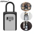 Password Padlock Key Storage Box Smart Outdoor Key Safe Lock Box Key Code Box Key Storage Lock Box Wall Mounted Password Lock. 