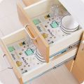 1 Roll Can Cut Table Mat Drawers Cabinet Shelf Liners Cartoon Cupboard Placemat Waterproof Oil Thickened Kitchen Stickers. 