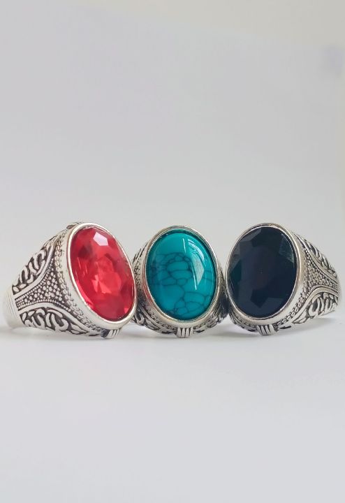 Turkish Design Rigns Turkish Stylish Stone Ring TR020 Turkish Design Rings For Men and Boys ...