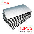 10pcs 5mm Car Sound Deadener Heat Insulation Mat for Auto Van Sound Proofing Deadening Insulation Mat Car Hood Noise Insulator.