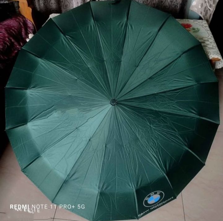 Original BMW Motorsports Umbrella – 16 Ribs Auto Open & Close, 100% Waterproof Premium Chhataa in Bangladesh