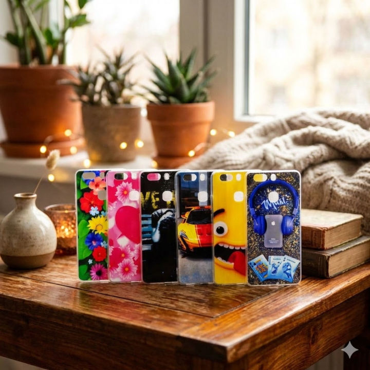 Huawei P9 Plus Back Cover Multicolour Soft Silicon Printed Case For P9 Plus