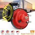 12V Super Loud Train Horns 300DB Waterproof Automotive Loudspeaker Universal Car Motorcycle Truck Boat Electric Sound Signal. 