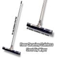 Floor Cleaning Big Wiper Stainless Steel Extra-Wide, 4ft Long Rod, 20 inches Blade, Extra-Wide Squeegee, High Quality. 