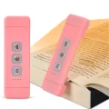 Clip-on Bookmark Book Light With Timer USB Rechargeable Reading Light Mini Led Read Light Portable Bedside Desk Light Read Lamp. 