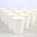 50/100pcs/Pack 250ml Pure White Paper Cups Disposable Coffee Tea Milk Cup Drinking Accessories Party Supplies. 
