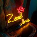 Customized NEON Sign Board - Name Plate - 4 Letters Alphabets. 