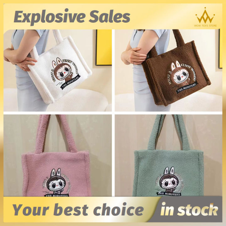 Pop Mart Labubu Bag Lububu Original Backpack Kawaii Labubu Shoulder Bag Versatile Christmas Gift Doll Children Toy Kids Toys