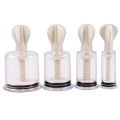 4 Sizes Rotating Handle Twist Suction Cupping Cup Nipple Enhancer Massage Vacuum Cans Suction Cup Anti Cellulite Massager. 