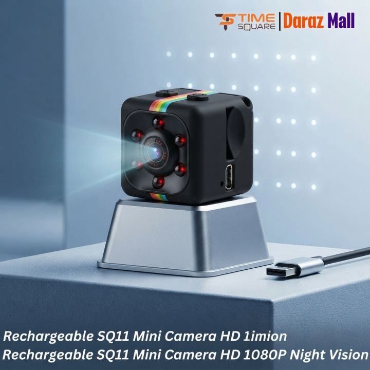 SQ11 Wireless Security Camera 1080p Wifi Home Monitoring Night Vision System for Everyday Use