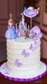 frozen Elsa theme cake topper set. 