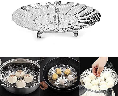 Vegetable Steamer Basket Stainless Steel Collapsible Steamer