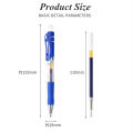 13Pcs Set Ballpen Retractable Gel Pens Black Red Blue Ink 0.5mm Ballpoint Replaceable Refills Office School Supplies Stationery. 