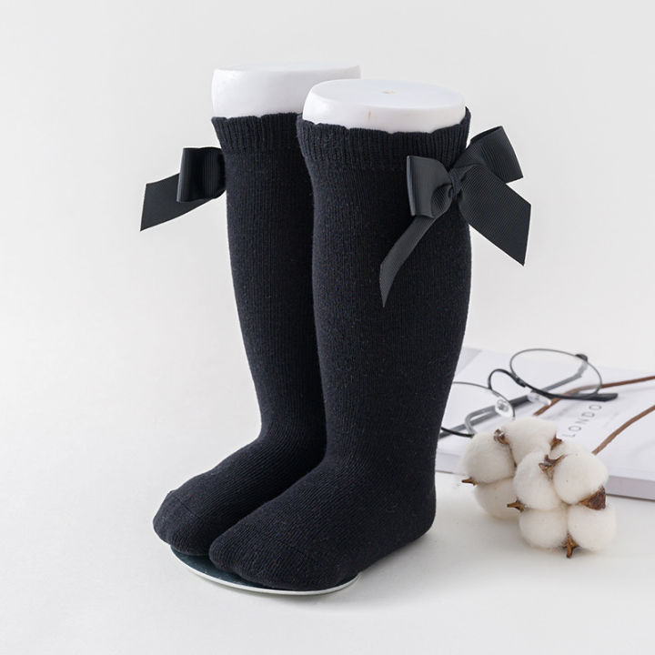 2025%20New%20Kids%20Socks%20Toddlers%20Girls%20Big%20Bow%20Knee%20High%20Quality%20Long%20Soft%20Autumn%20Winter%20100%25%20Cotton%20Lace%20Baby%20Tube%20Sock%20Calcetines%20-%20Image%205