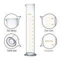 50ml Glass Measuring Cylinder Graduated ( 1 to 6 Pcs ) | Borosilicate 3.3 Heat & Chemical Resistant Glassware | Precise Liquid Measurement Tool for Kitchen, Educational Learning, DIY Projects, Home Experiments, Industrial & Household Use. 