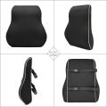 1pc Non-Slip Lumbar Support Pillow Memory Foam Relieve Back Pain Car Seat Waist Cushion Soft Comfortable For Office Home Car. 