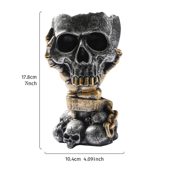 1PC,%20Halloween%20Party%20Punk-Style%20Mechanical%20White,%20Black%20Gold,%20and%20Silver-Black%20Skull-Shaped%20Vases%20-%20Image%203