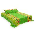 Double King Size (7 x 7.8 Feet) Cotton Blend Flat Type Hand Washable Bed Sheet Set With Matching 2 Pillow Covers. 