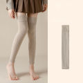 Over Knee High Footless Socks New in Winter for Women Black Khaki Warm Long Leg Cuffs Long Socks Warmers Thermal Thigh High Sock. 