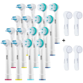 Ortho and Power Tip Brush Heads Compatible with Oralb Electric Toothbrush - Good for Braces, Crowns, Bridges Fit Oral B Pro 1000. 