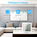 WiFi LCD Indoor Digital Electronic Temperature and Humidity Sensor For Tuya Smart Life APP Remote Viewing Temperature Monitor.