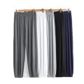 Large Size Men Pajama Pants Modal Anti-Mosquito Trousers Youths Home Trousers Outside the Loose Leisure Sleeping Pants Soft.