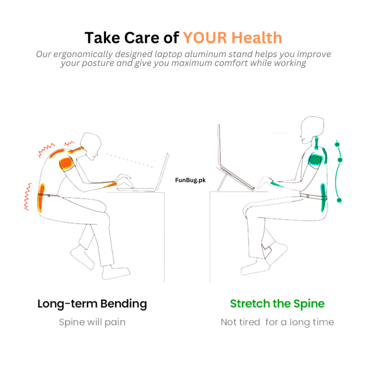 FunBug%20Alloy%20Aluminum%20Adjustable%20Laptop%20Stand%20with%20Hollow%20Colling%20Design,%20Anti-Slip,%206-Level%20Height%20&%20Angle,%20Fits%2011-17%20inch%20Laptops,%20MacBook,%20Tablets%20-%C2%A0Black%20&%20Silver%20-%20Image%208