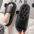 Summer Women Bathroom Slippers EVA Leaky Home Sandals Comfortable Soft Non-slip Slides Indoor Men Quick Drying Flip Flops.