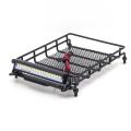 1/10 RC Car Rock Crawler Metal Roof Rack Luggage Carrier with LED Lights Bar for TAMIYA CC01 AXIAL SCX10 D90 RC Luggage Rack. 