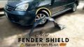 Corolla xLi / GLi Fender Shield ( 2 ) pieces Left & Right ( save your car from Rust ) Black colour front both side Toyota Corolla. 