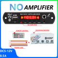 DC 12V Bluetooth 5.0 MP3 WMA WAV APE Decoder Board Hands-free Car Audio Microphone USB TF FM Radio Mp3 Music Player Speaker.